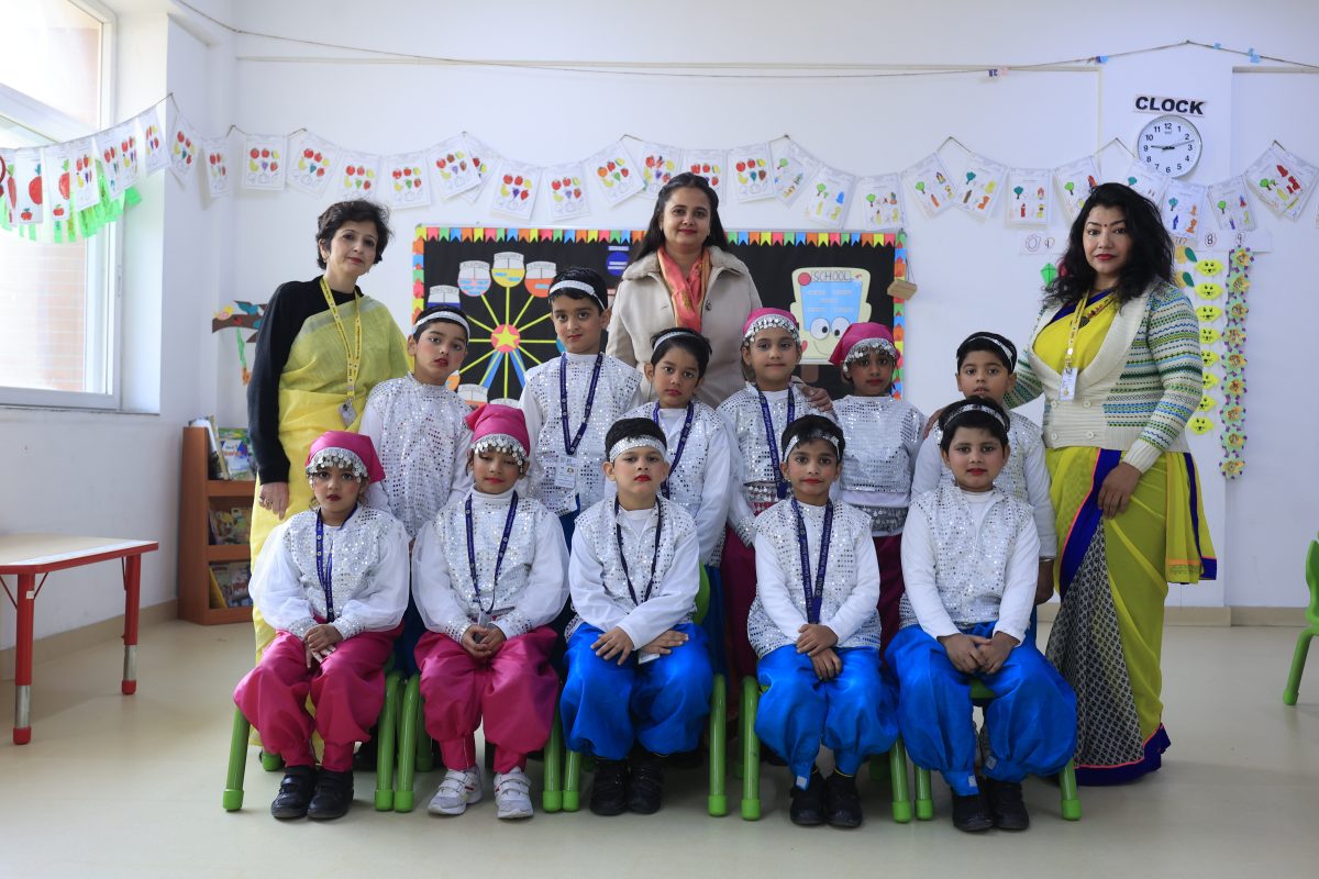 TSUS students participating in social initiative and sapling distribution drive